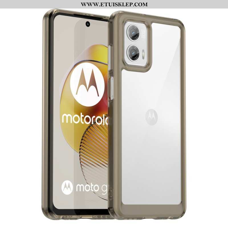 Etui do Moto G73 5G Przezroczysta Hybryda